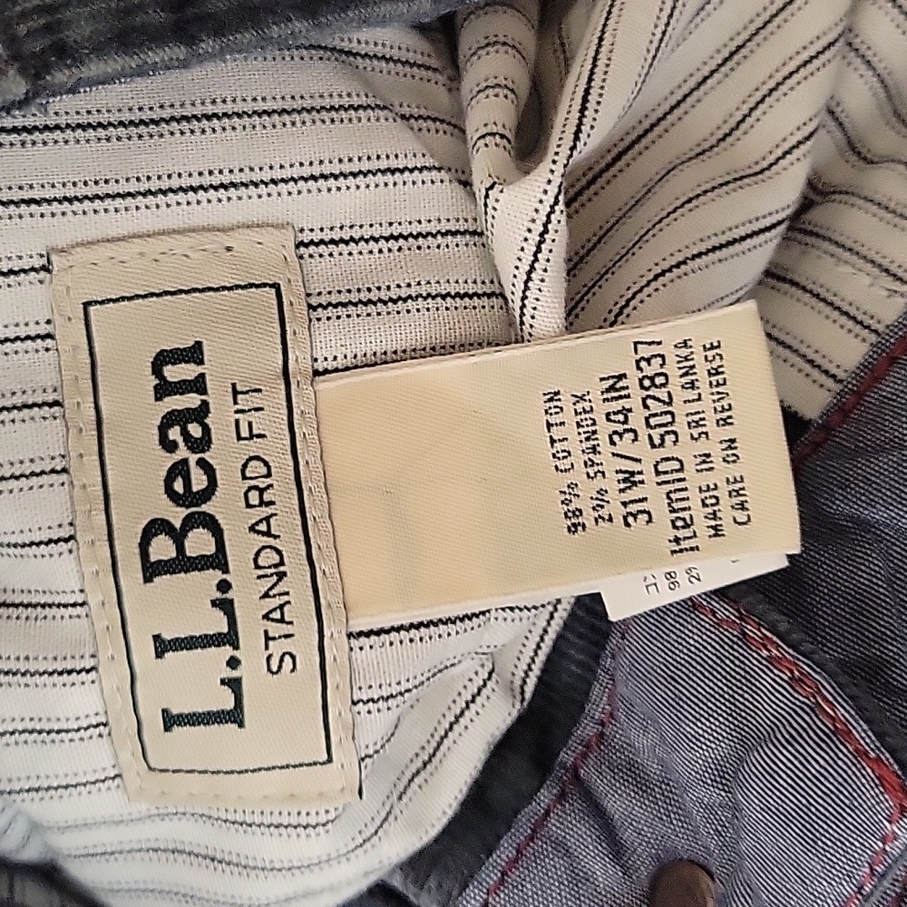 L.L. Bean Standard Fit Corduroys - Picture 5 of 5